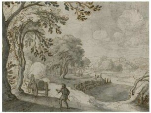 Landschaft mit Pferdegeschirr ("An der Wisen bey Basel")