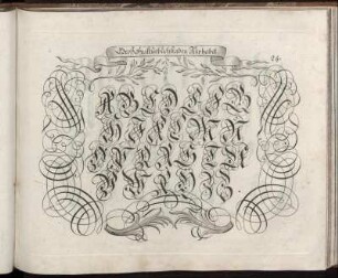 Groß Frakturbuchstaben Alphabet.
