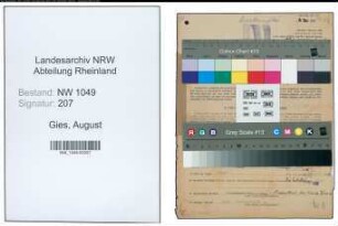 Entnazifizierung August Gies , geb. 04.01.1900 (Kaufmann)