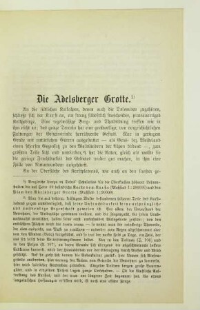 Die Adelsberger Grotte