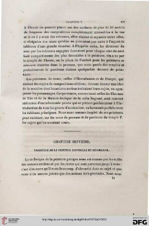 Chapitre septième. Technique de la peinture historique et décorative