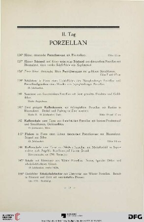 Porzellan (Nr. 136-176)