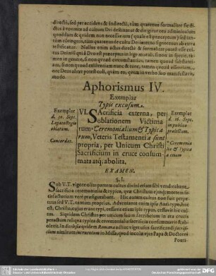 Aphorismus IV.