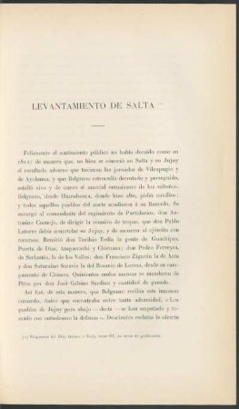 Levantamiento de Salta