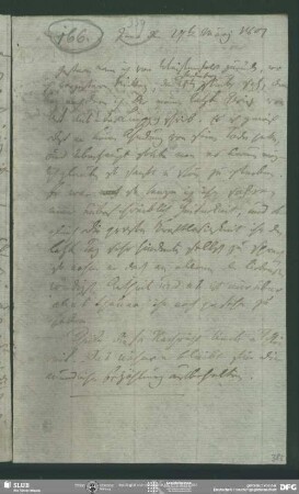 Eigenh. Brief von Friedrich von Schlegel an August Wilhelm von Schlegel, Jena, 27.03.1801