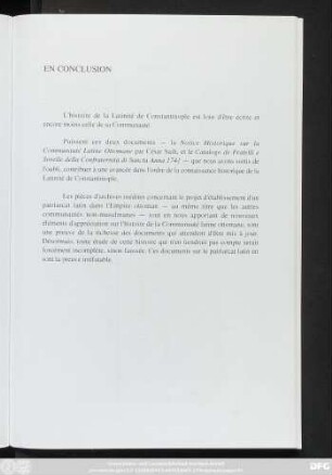 En Conclusion