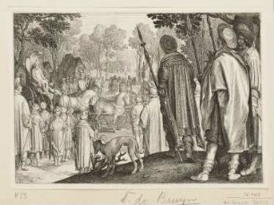 Josef in Ägypen, Blatt 6 der Folge "Geschichte des Josef"
