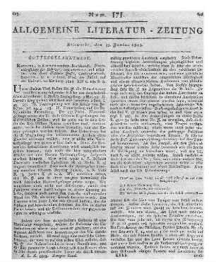 Dräseke, J. H.: Beyträge zur Verbesserung der Liturgie. Lüneburg: Herold & Wahlstab 1802