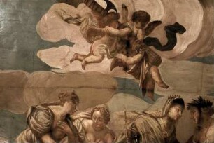 Szene der antiken Geschichte: Kleopatra und Marcus Antonius (?)