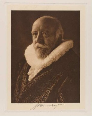 "Sr. Magnifizenz Bürgermeister Dr. J. G. Mönckeberg" aus der Mappe "Hamburgische Männer und Frauen am Anfang des XX. Jahrhunderts"