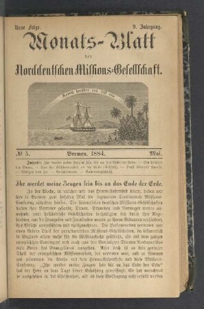 N° 5. 1884. Mai