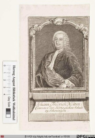 Bildnis Johann Friedrich Nolte(nius)