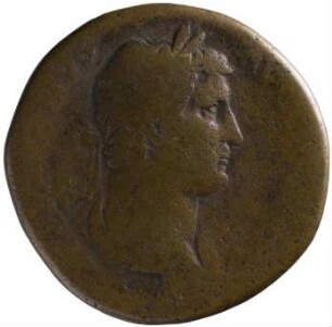 Münze, Sesterz, 134 - 138