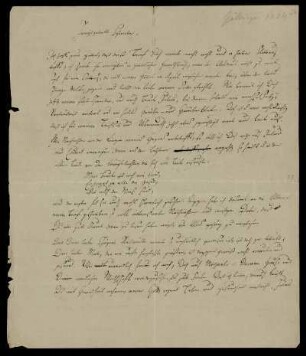 Nr. 24: Brief von Karl Otfried Müller an seine Schwester Gottliebe, Göttingen, 1824