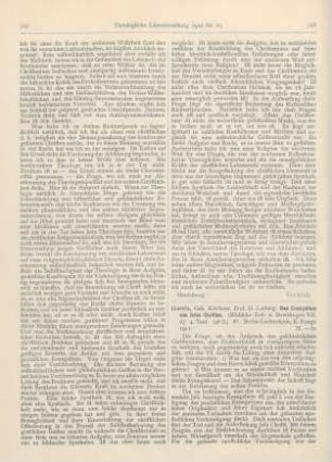 728-729 [Rezension] Ihmels, Ludwig, Das Evangelium von Jesus Christus