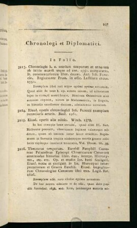 Chronologi et Diplomatici