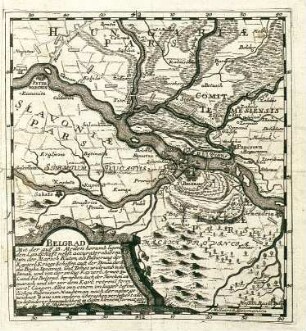 WHK 17 Krieg zwischen den Türken, dem Kaiser und Venedig: Umgebung von Belgrad, 1717