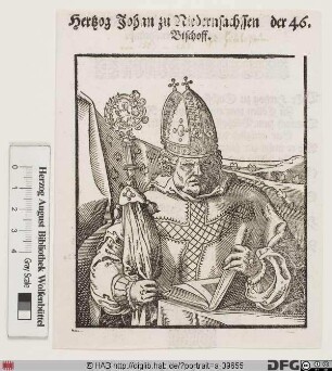 Bildnis Johann IV. (von Sachsen-Lauenburg), 1504-27 Bischof von Hildesheim