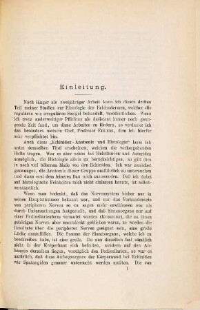 Beiträge zur Histologie der Echinodermen, 3. Anatomie und Histologie der Echiniden und Spatangiden