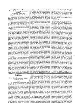 Feuilleton : Brief eines Lehrers aus Algier ; (Schluß)