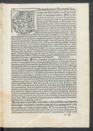 Vir erat in terra Hus nomine Iob. et erat vir ille simplex et rectus. ac timens deum. et recedens a malo ...