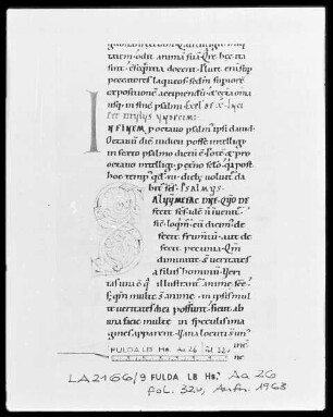 Augustinus, Enarrationes in Psalmos 1-50 — Initiale S, Folio 34 verso