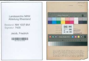 Entnazifizierung Friedrich Jacob , geb. 08.09.1901 (Angestellter)