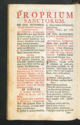 Proprium Sanctorum