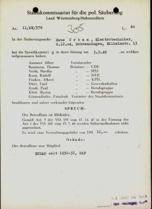 Urban, Hans