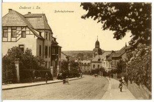 Oederan. Bahnhofstraße