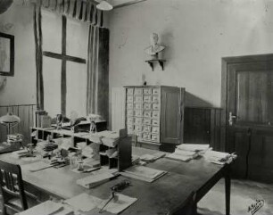 Bibliothekarsarbeitszimmer des Stenographischen Landesamtes Dresden : Dresden, Ständehaus, Bibliothekarsarbeitszimmer des Stenographischen Landesamtes Dresden
