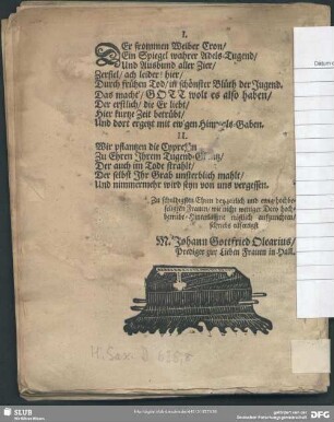 Trauergedicht