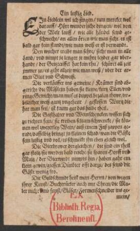 Ein lustig Lied. ||