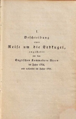 Sämmtliche Kinder- und Jugendschriften, 19. Erste Sammlung merkwürdiger Reisebeschreibungen ; 3