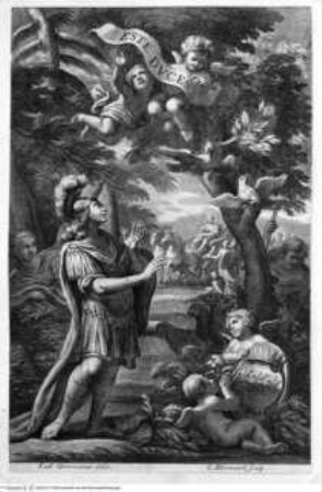 Allegorie für die Familie Pamphili: Aeneas mit dem goldenen Zweig