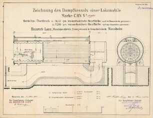 Dampfkessel der Firma Seidenstoffweberei (vormals Gebrüder Näf AG) in Kleinlaufenburg