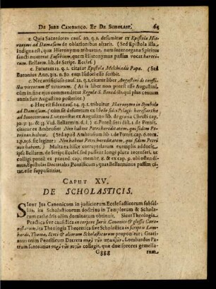 Caput V. De Scholasticis.