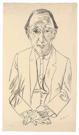 Bildnis des Komponisten Frederick Delius