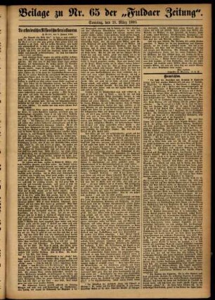 Zweite Ausgabe vom Sonntag, den 19. März 1893.