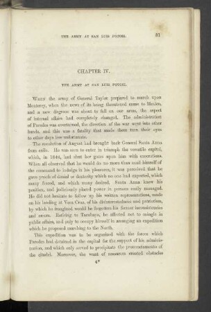 Chapter IV. The Army At San Luis Potosi