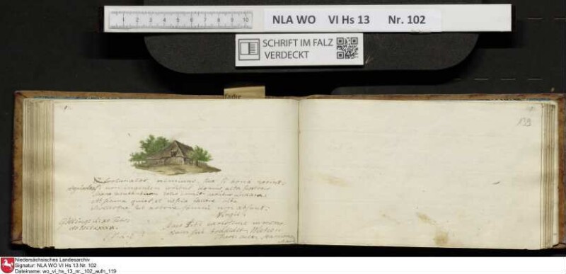 Stammbuch des Johann Christian Wilhelm Schütze aus                            Braunschweig