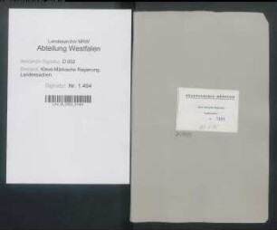 Verwaltung des Kirchenguts (besonders der Markenlose)