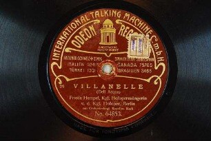 Villanelle / (Dell Aqua)