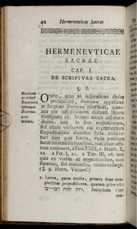 Cap. I. De Scriptura Sacra.