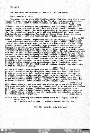 Wir brauchen die Demokratie wie die Luft zum atmen