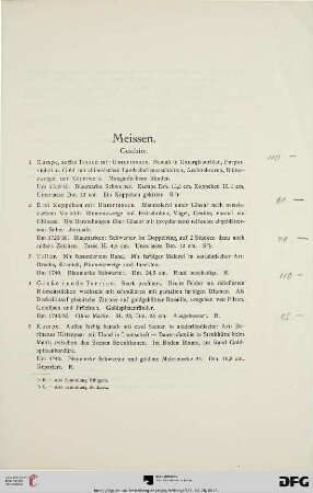 Meissen (Nr. 1-63)