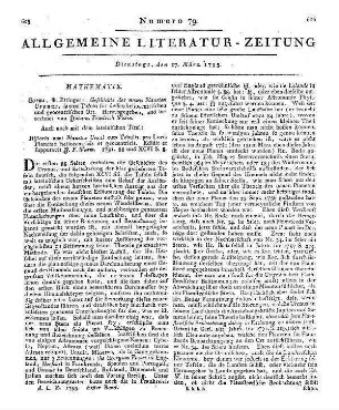 Hamburgische Denkwürdigkeiten. Ein topographisch-politisch-historisches Handbuch für Einheimische und Fremde. Hamburg: Bachmann & Gundermann 1794