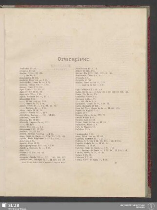 Ortsregister