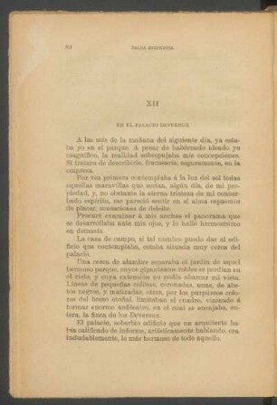 XII - En el palacio Devereux