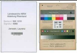 Entnazifizierung Laura Janssen , geb. 09.02.1891 (Kauffrau)